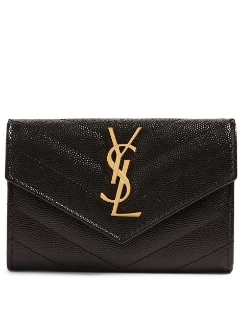 ysl monogram college white|YSL monogram wallet.